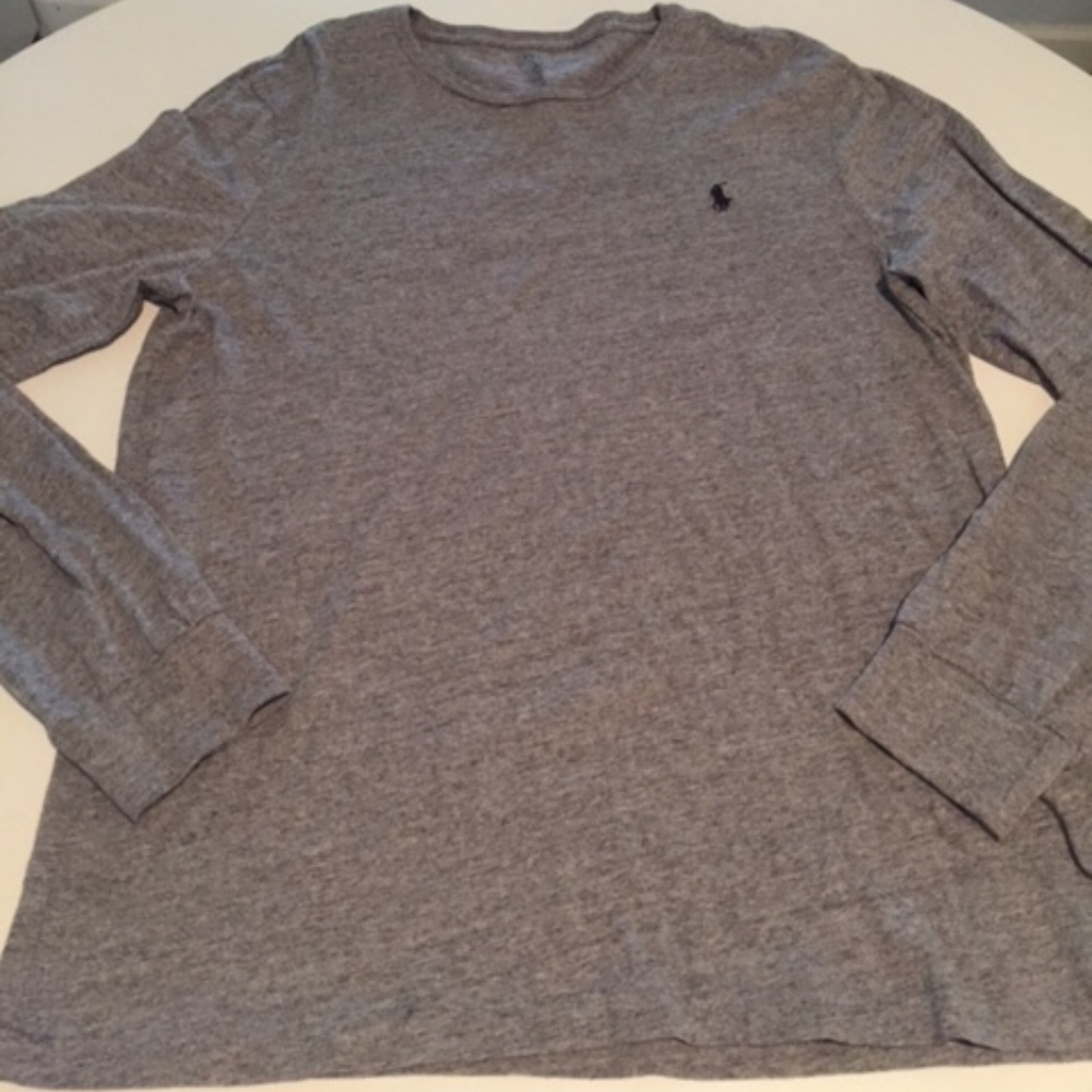 Polo Ralph Lauren Mens Grey Crewneck longsleeve L
